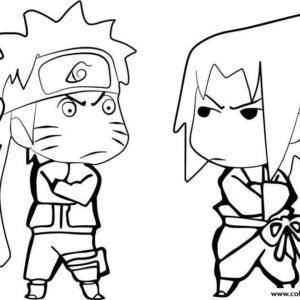 Naruto and sasuke coloring pages printable for free download