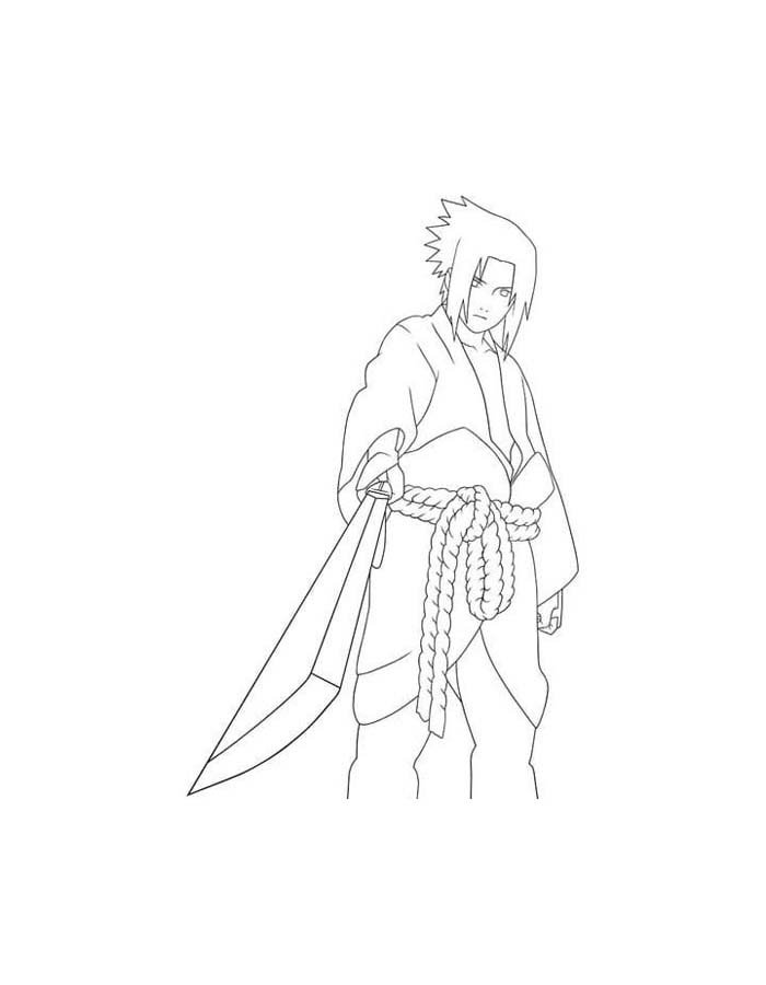 Sasuke coloring pages free personalizable coloring pages