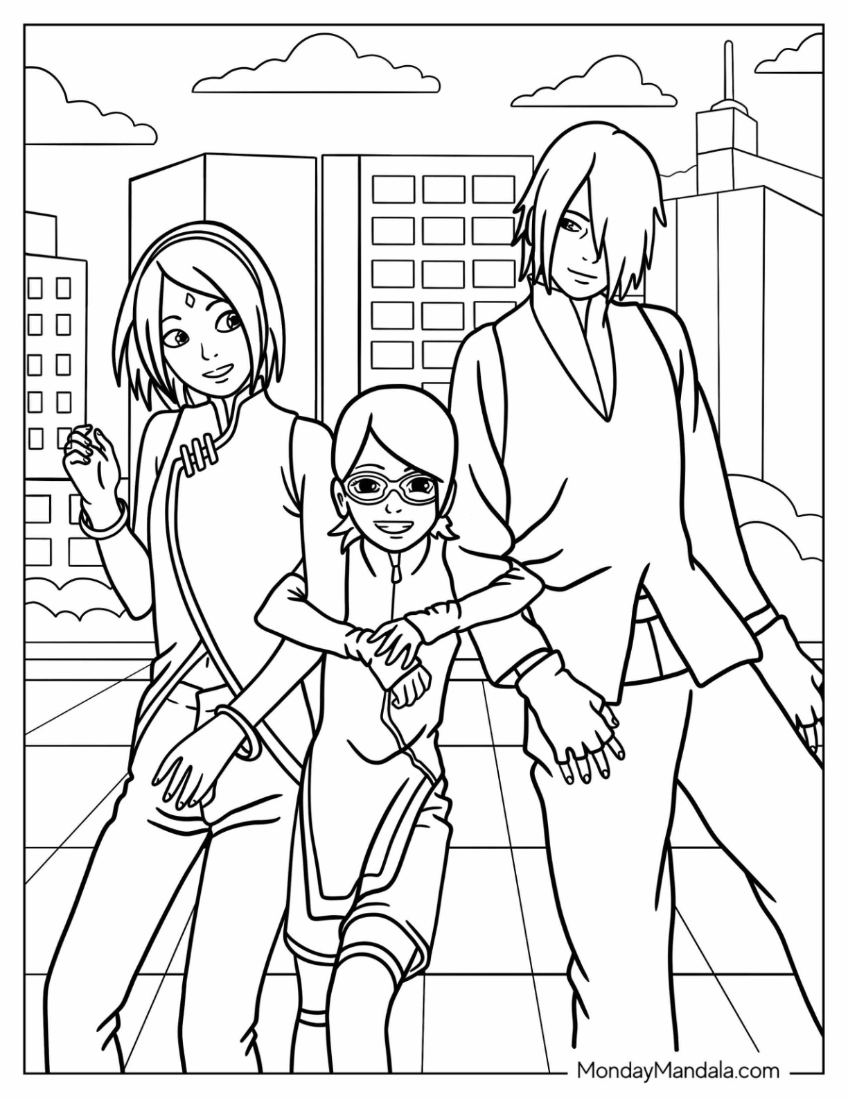 Sasuke coloring pages free pdf printables