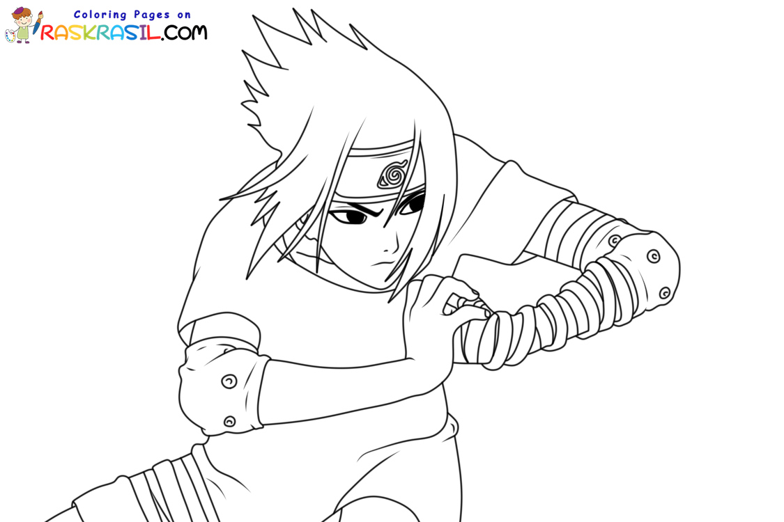 Sasuke coloring pages