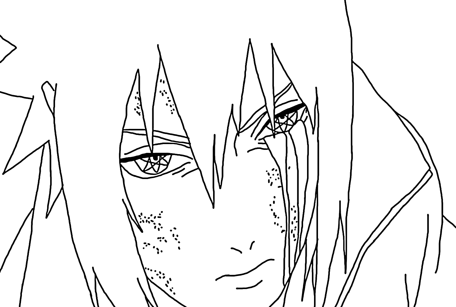 Sasuke coloring pages