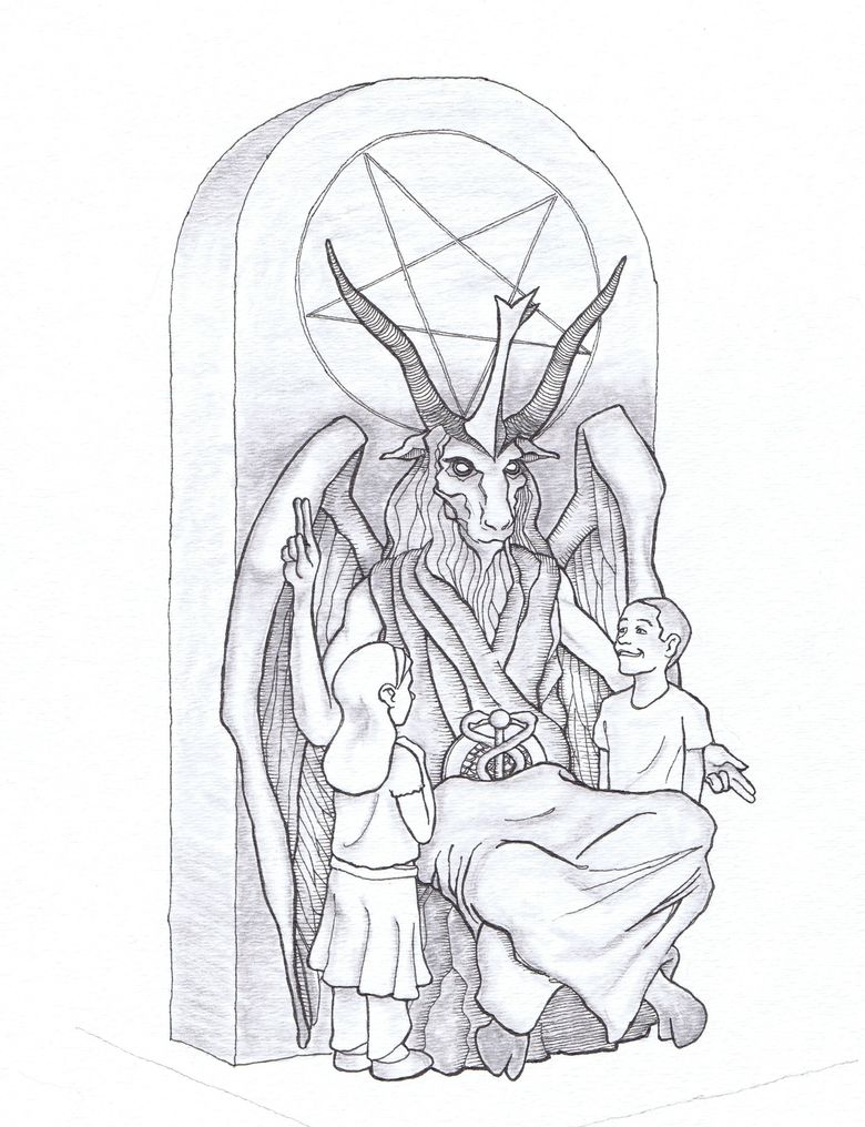 Group unveils satan statue design for oklahoma the seattle times