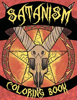 Satanism coloring book lucifer demons krampus hail satan baphomet coloring book