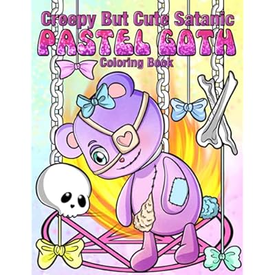 Creepy but cute satanic pastel goth lorg book dia