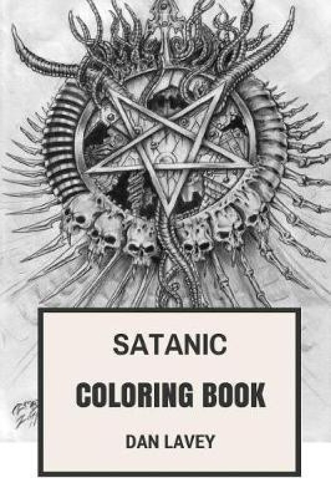 Satanic coloring book buy satanic coloring book by lavey dan at low price in india