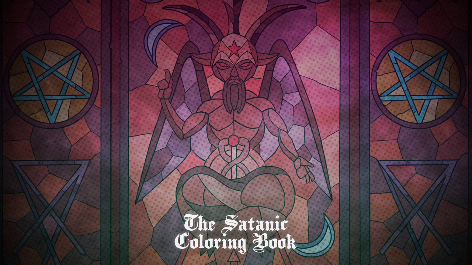 The satanic coloring book