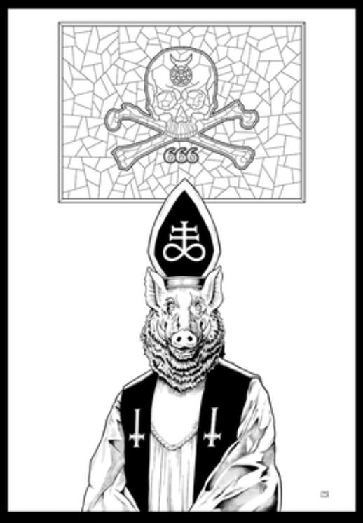 The satanic coloring book volumes now live on kickstarter â