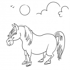 Top free printable horse coloring pages online