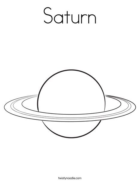 Saturn coloring page planet coloring pages space coloring pages saturn