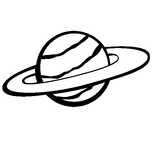 Saturn ii coloring page