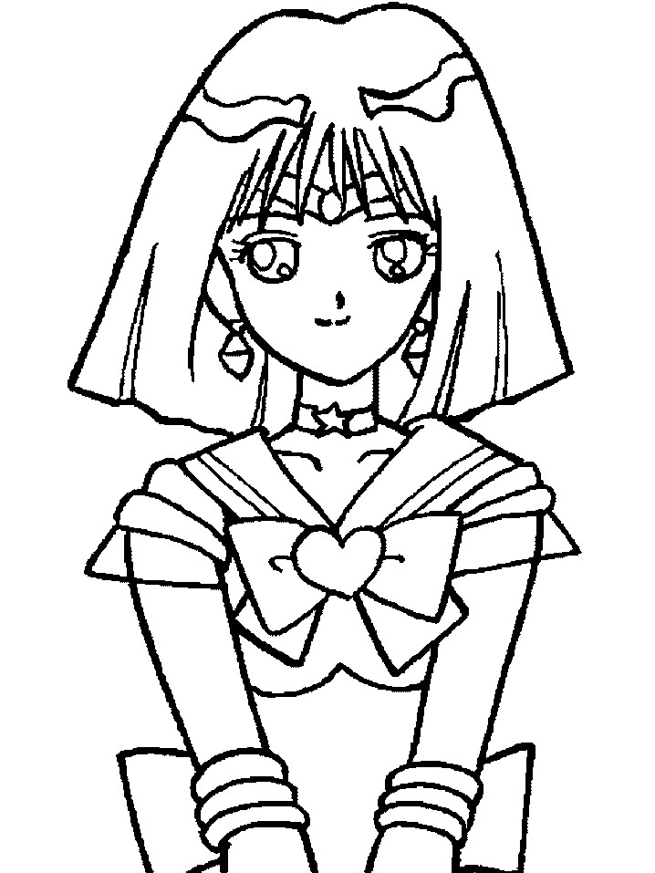 Super sailor saturn coloring page by sailortwilight on