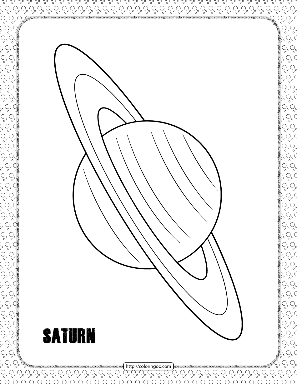 Saturn planet coloring pages solar system worksheets planet coloring pages solar system