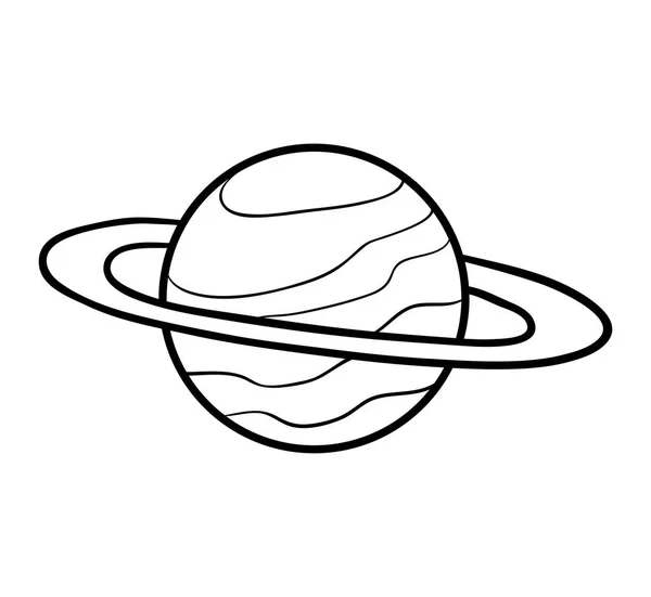 Coloring book saturn stock vector by ksenyasavva