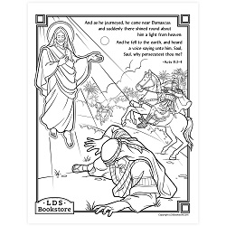 Free lds printables coloring pages family proc program covers page