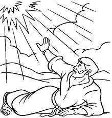 Coloring page of saul on the road to damascus paul bible bible coloring pages bible coloring