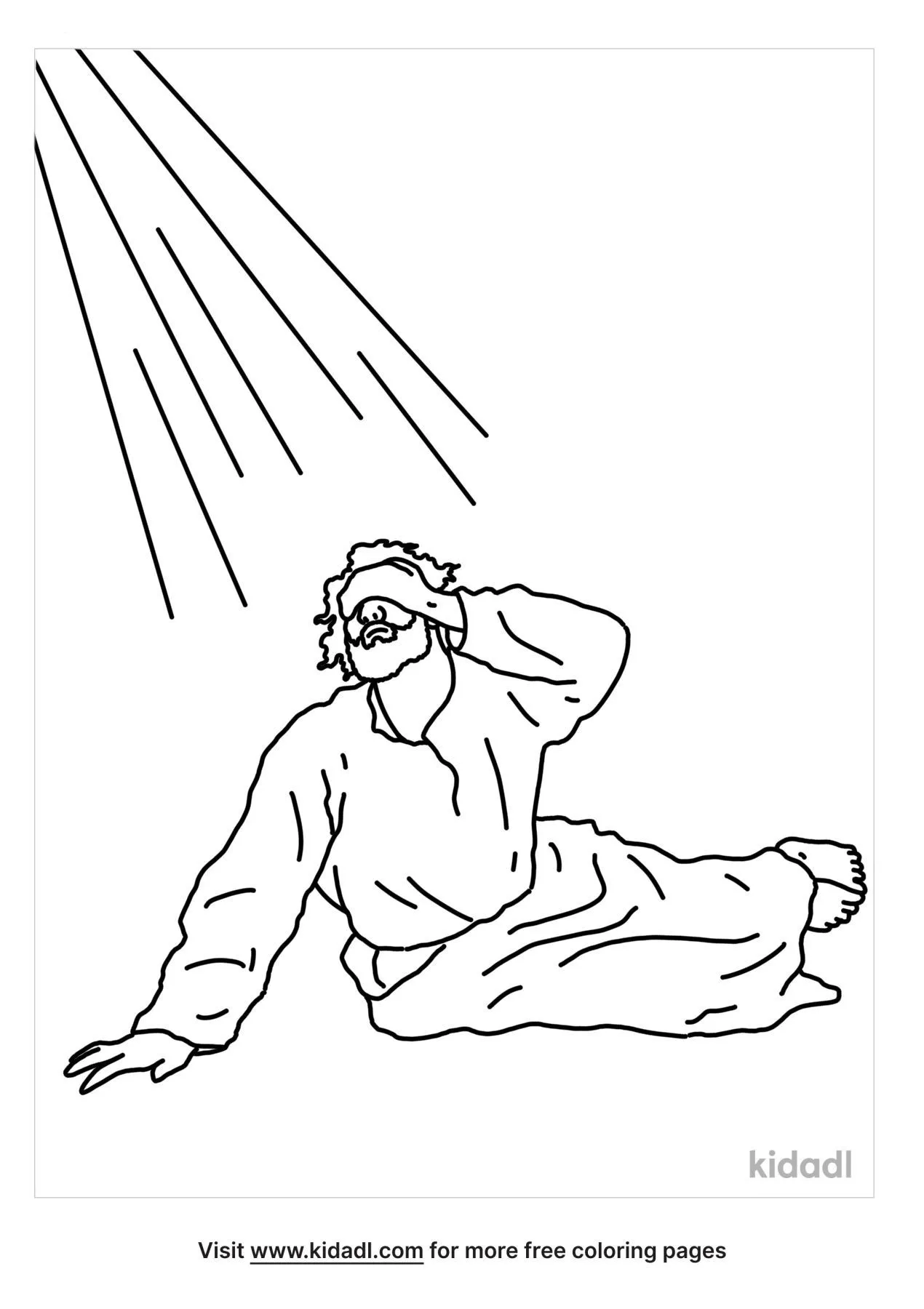 Free acts saul blinded coloring page coloring page printables