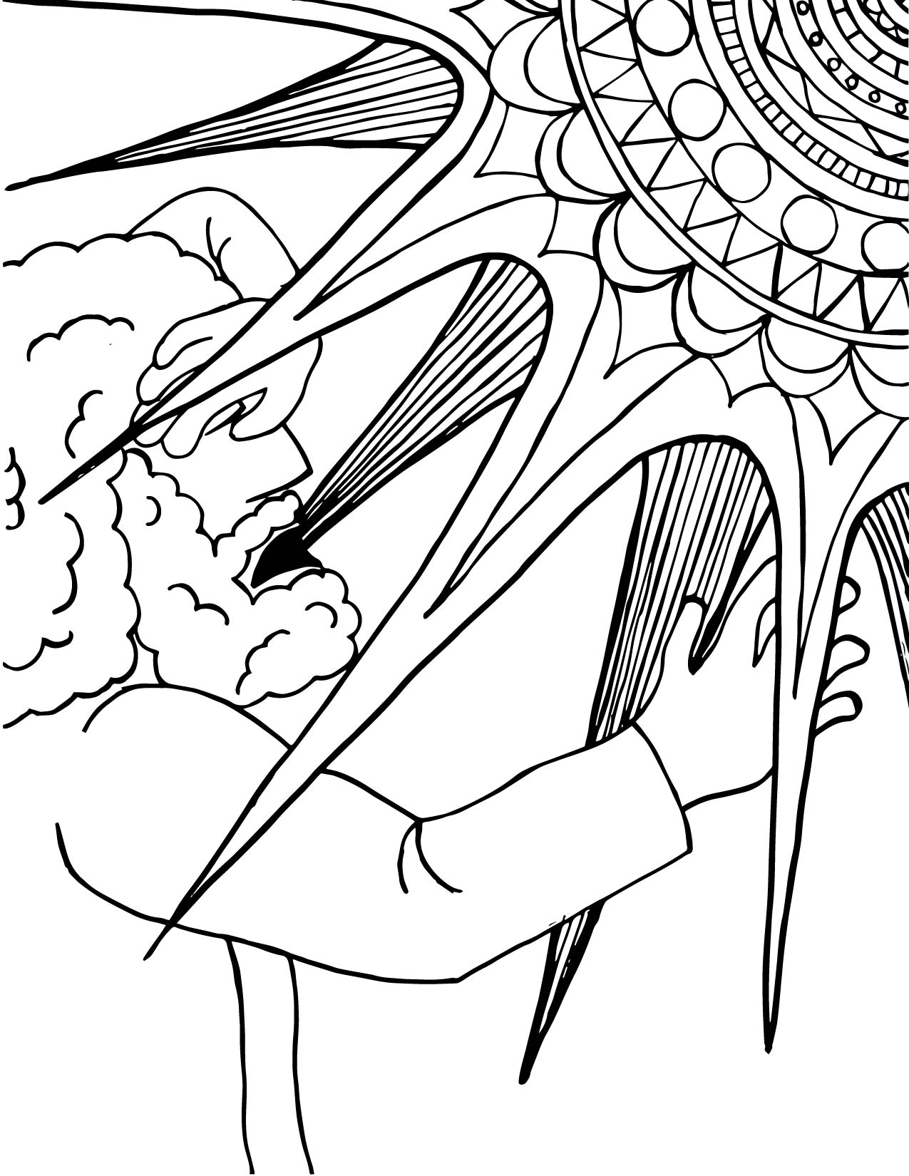 Conversion of saint paul coloring page