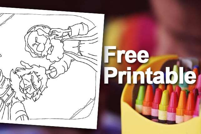 Free printable conversion of saul coloring page