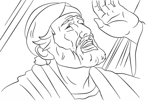 Saul to paul conversion coloring page free printable coloring pages