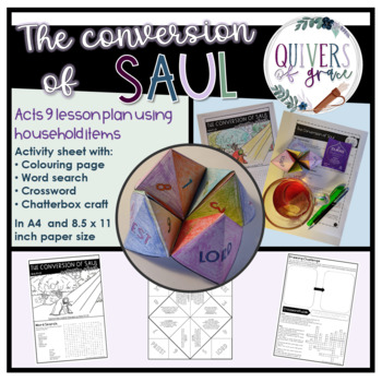 The conversion of saul acts bible lesson saint paul by quivers of grace