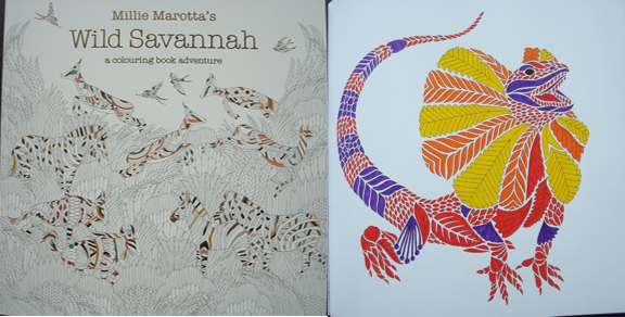 Millie marottas wild savannah a colouring book adventure â a review colouring in the midst of madness