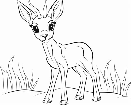 Antelope pages for kids