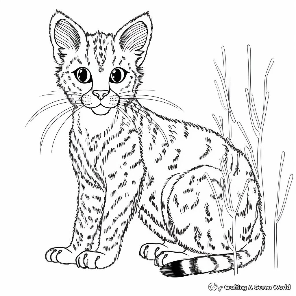 Hard cat coloring pages