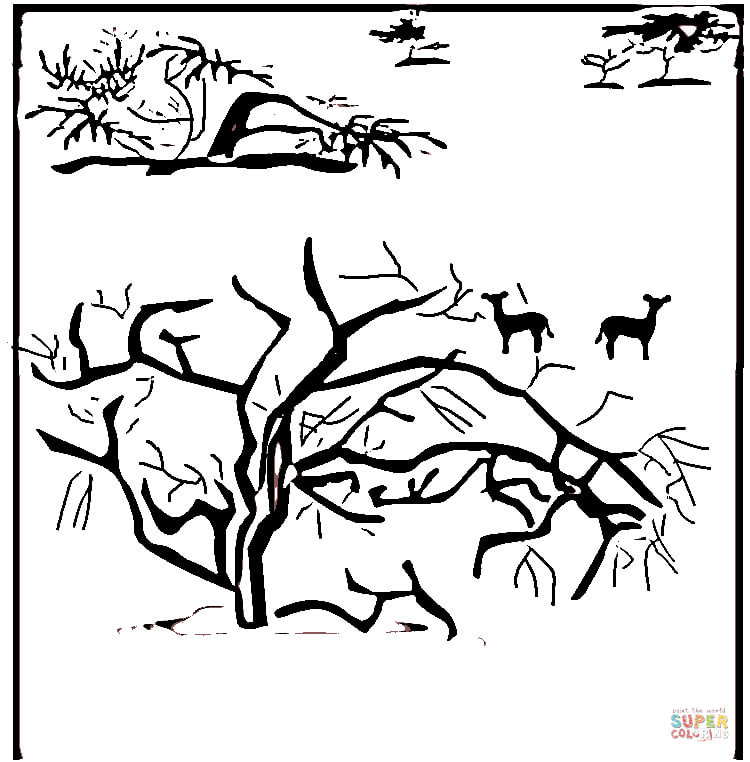 Savanna coloring page free printable coloring pages