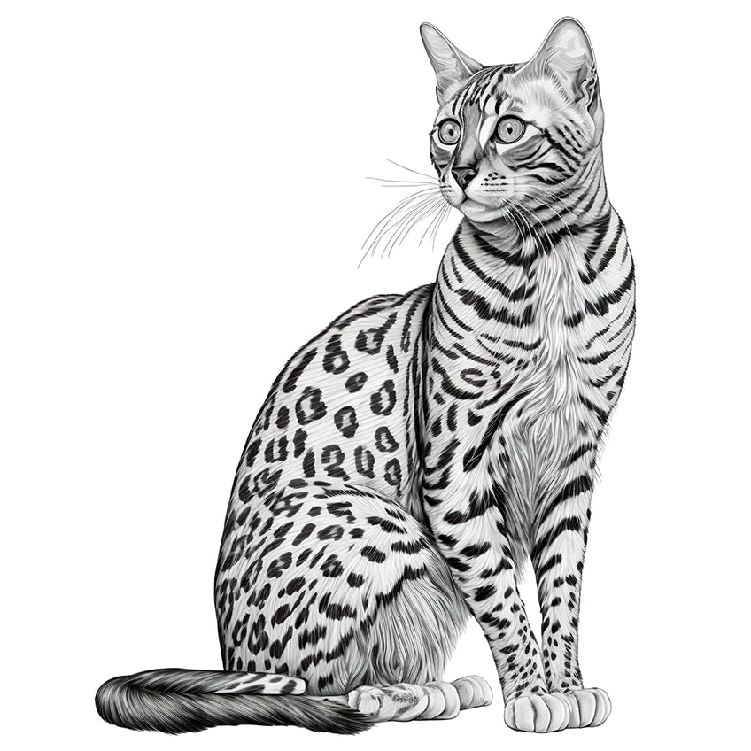 Cat coloring pages