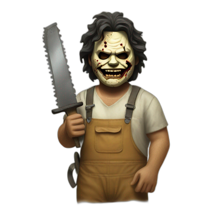 Texas chainsaw massacre leatherface ai emoji generator