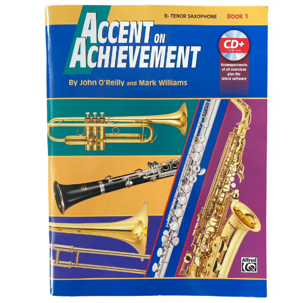 Accent on achievement tenor sax book