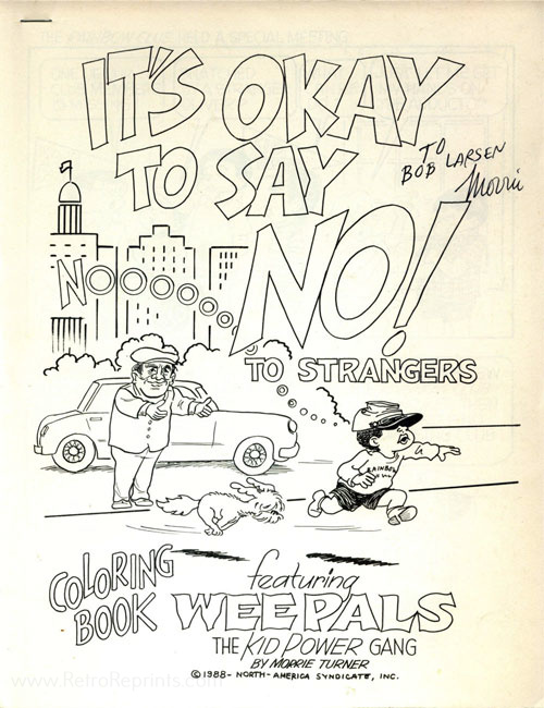 Kid power its ok to say no coloring books at retro reprints