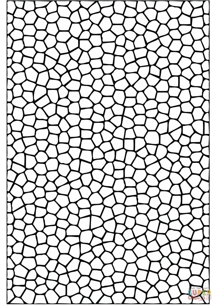 Pattern colorg pages mosaic tiles pattern colorg page free prtable colorg pages