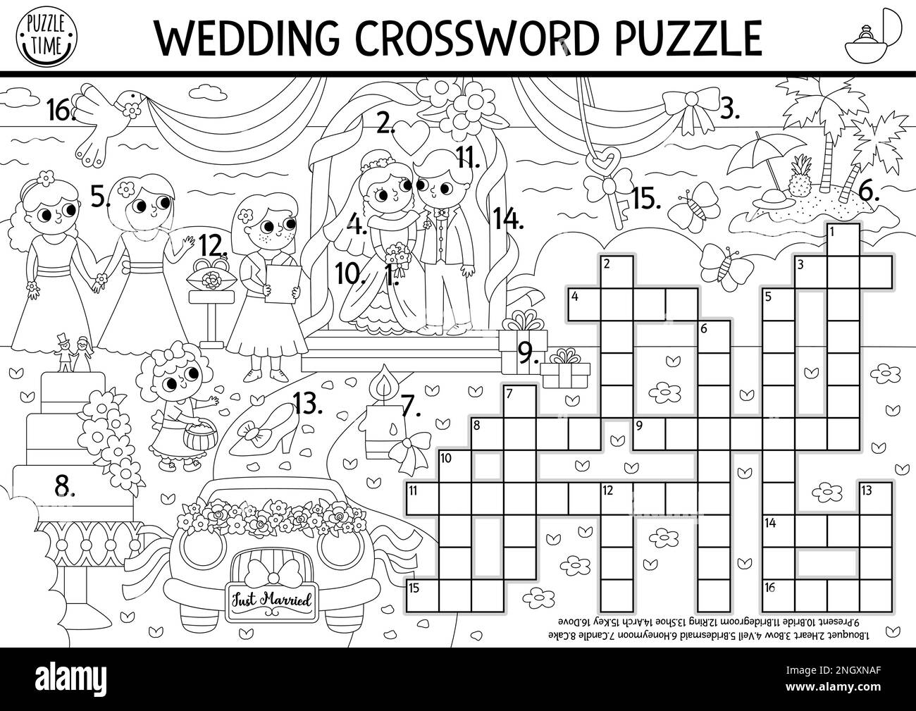 Crossword puzzle book stock vector images