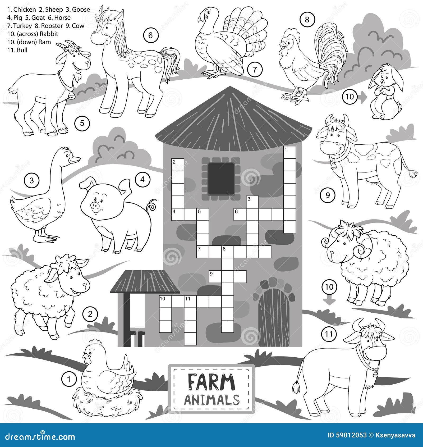 Family crossword stock illustrations â family crossword stock illustrations vectors clipart