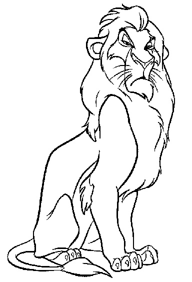 Printable lion king coloring pages
