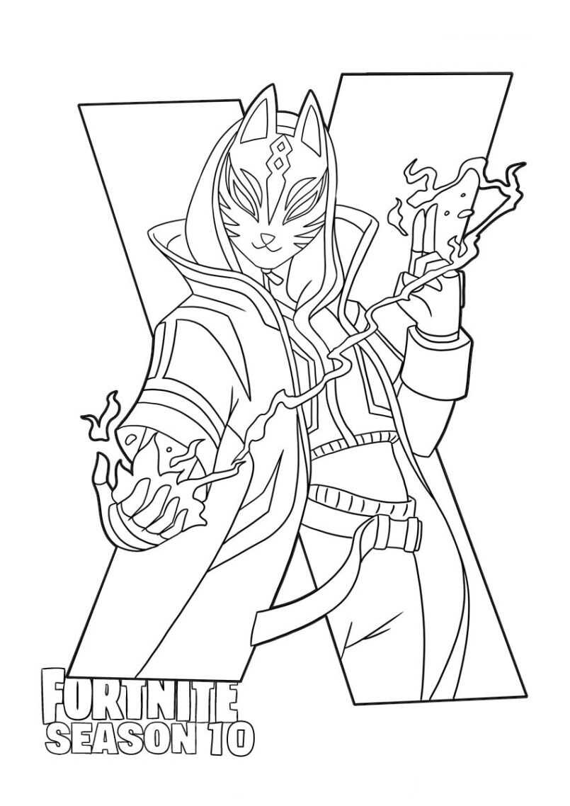 Fortnite coloring pages