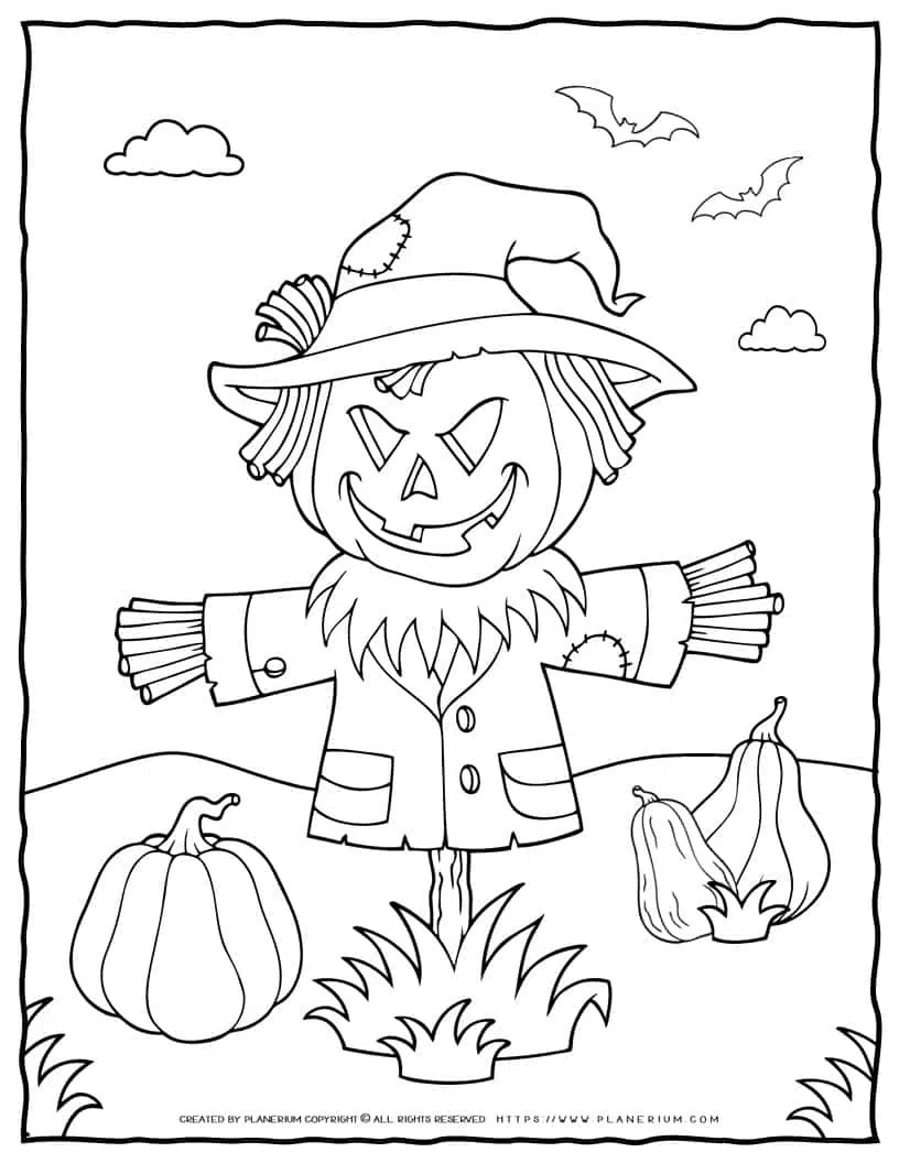 Halloween coloring page