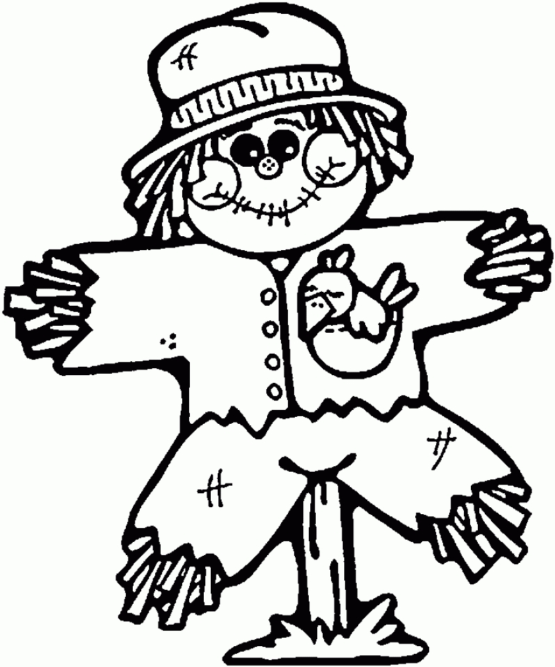 Get this free scarecrow coloring pages for kids ddpa