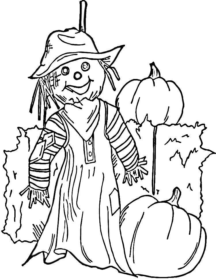 Free printable scarecrow loring pages for kids halloween loring pages free halloween loring pages halloween loring book