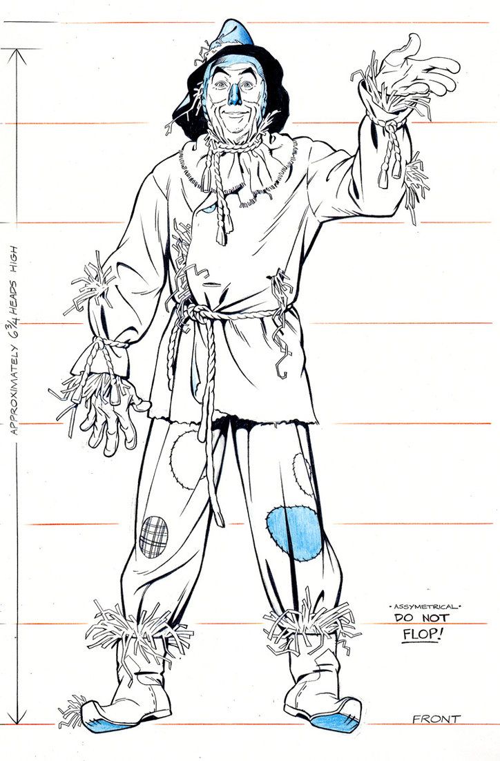 Scarecrow mugshot by jerome