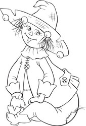 Wizard of oz coloring vector images