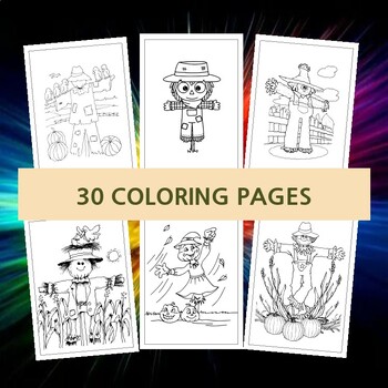 Artistic adventures await printable scarecrow coloring pages collection