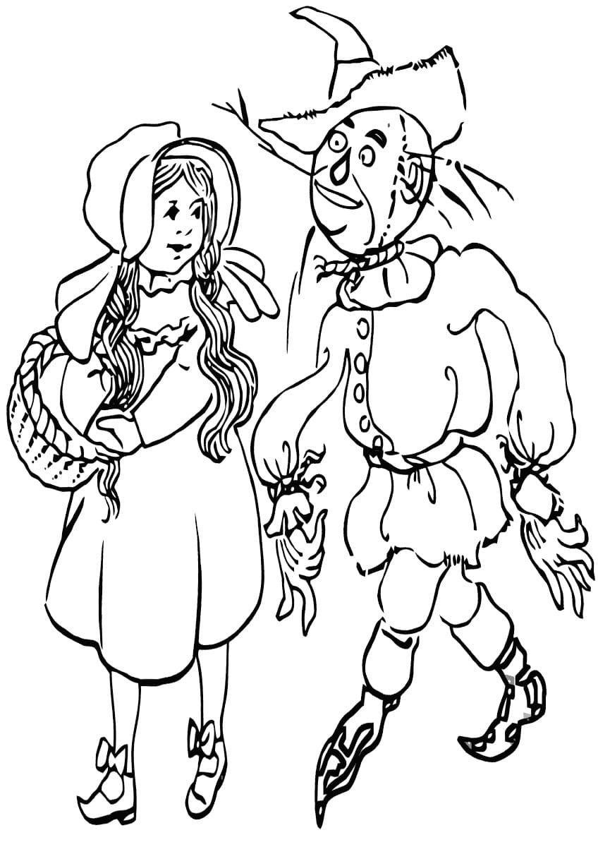 Wizard of oz coloring pages