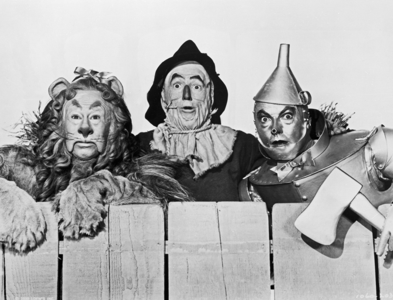 Wizard of oz portrait coward lion scarecrow and tinman photo print