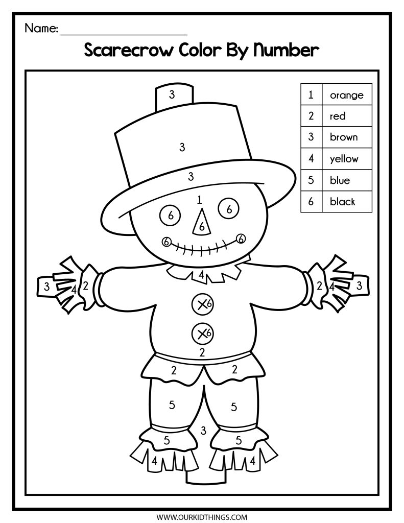 Scarecrow activity pack