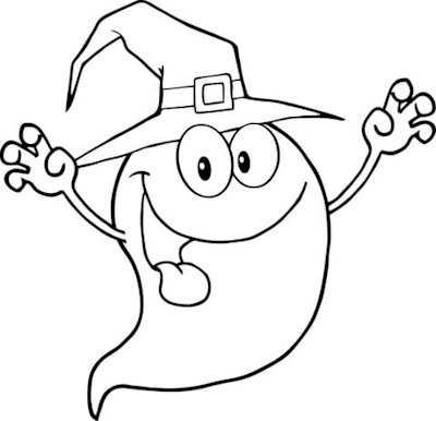 Cutest free ghost coloring pages you can print from home