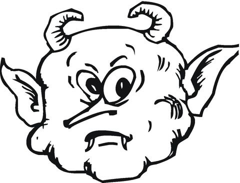 Scary face coloring pages scary faces coloring pages scary