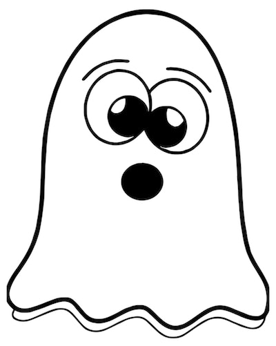 Cutest free ghost coloring pages you can print from home