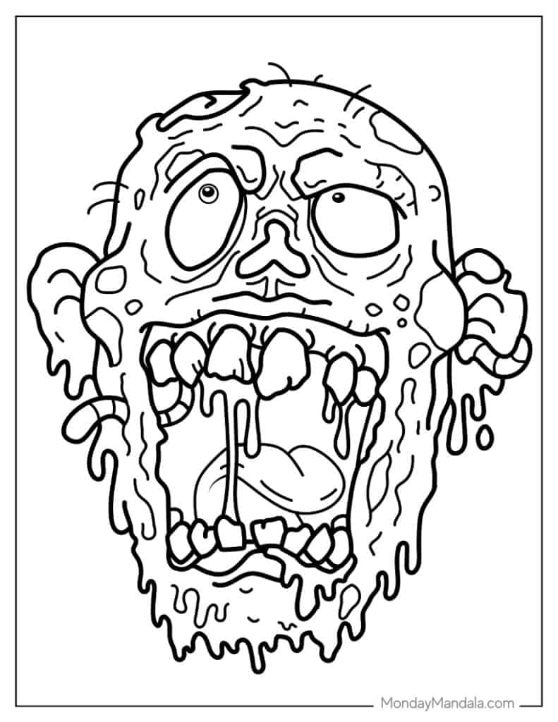 Halloween coloring pages free pdf printables